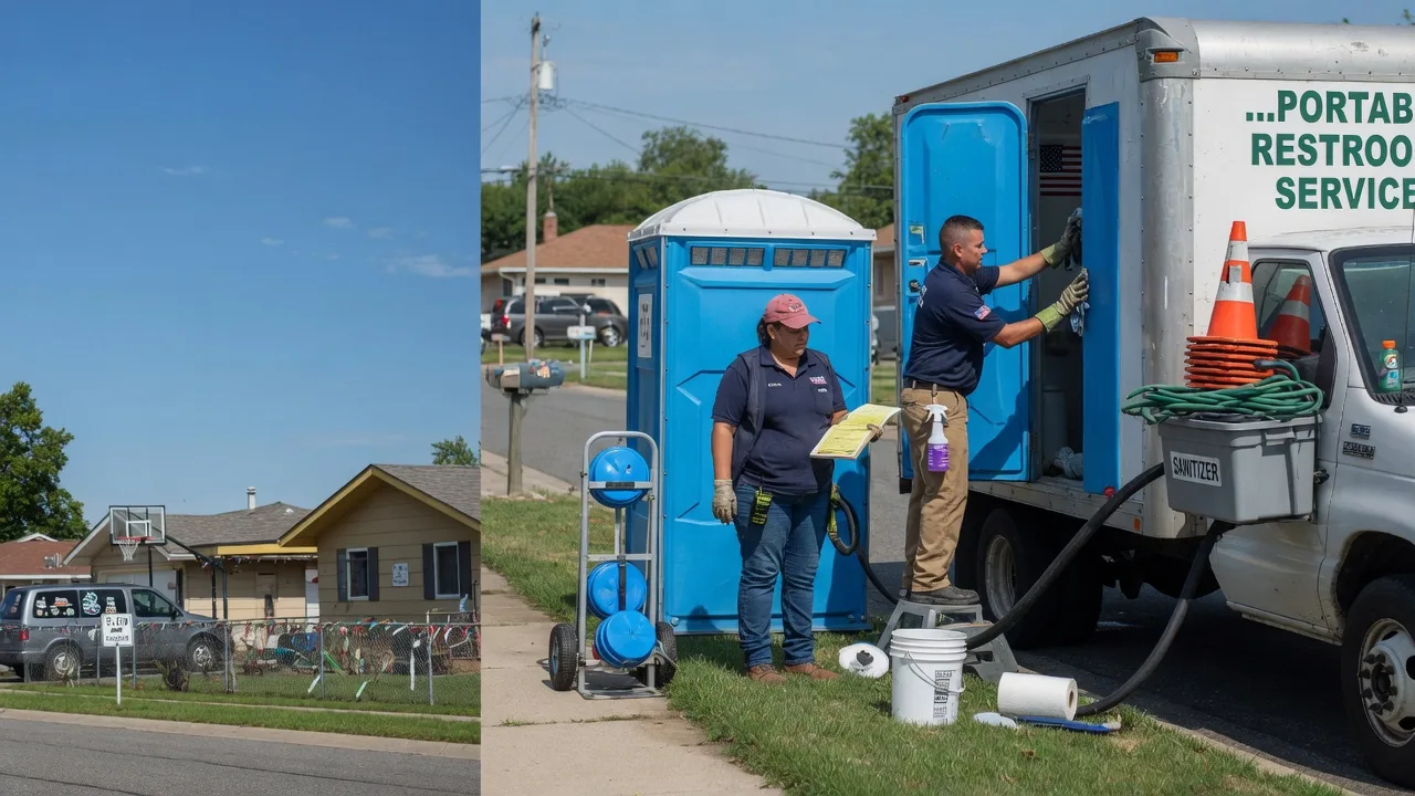 Portable Toilet Rental in Rochester, IL near me